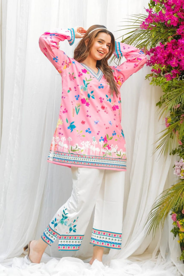 Bloom Printed 2-Pc Co-Ord Set