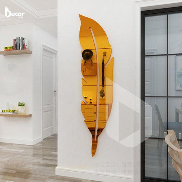 Premium Acrylic Leaf - Golden